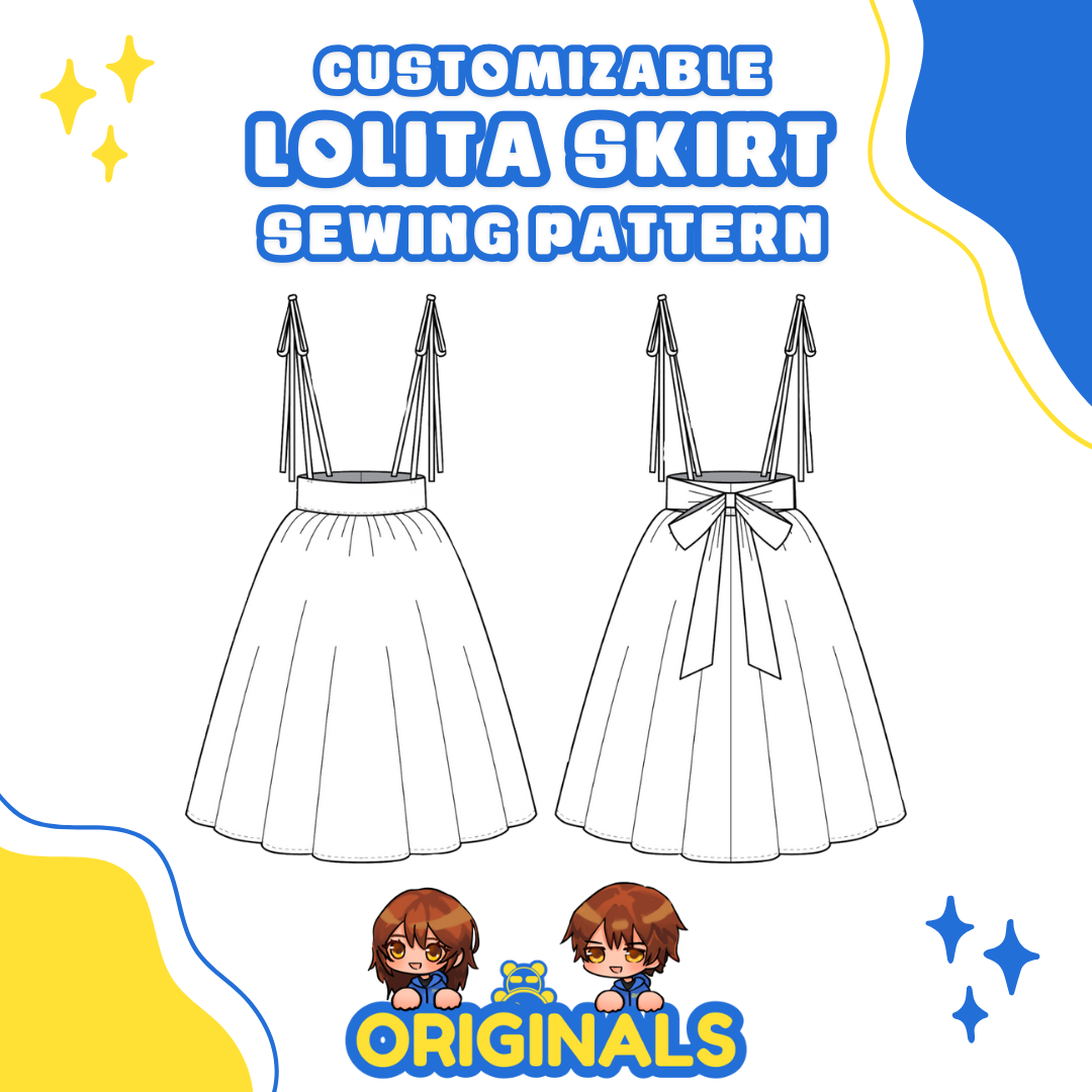Sew Adorable! The FSCO Customizable Lolita Skirt Sewing Pattern Has Arrived! Product Announcement Blog Post