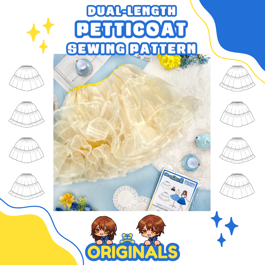 More Poof, Please! Announcing Our New FSCO Dual-Length Petticoat Sewing Pattern Product Announcement Blog Post
