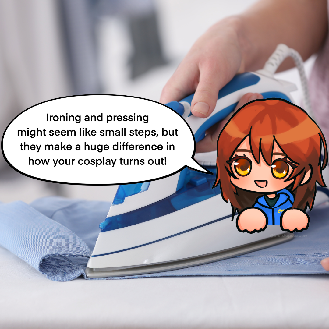 Pan: Ironing and pressing might seem like small steps, but they make a huge difference in how your cosplay turns out. Ironing and Pressing Techniques Every Cosplayer Should Know