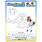 FSCO® Classic Maid Outfit ♀ Sewing Pattern