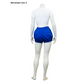 A photo of the back view of our female mannequin in the completed Short Bloomers (size C).