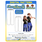 FSCO® DIGITAL Cozy Pajama Pants Sewing Pattern