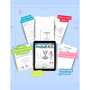 FSCO® DIGITAL Fun & Frilly Apron ♂ Sewing Pattern