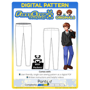 FSCO® DIGITAL Smart Silhouette Pants ♂ Sewing Pattern
