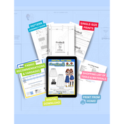 FSCO® DIGITAL Dual-Length Pleated Skirt Sewing Pattern