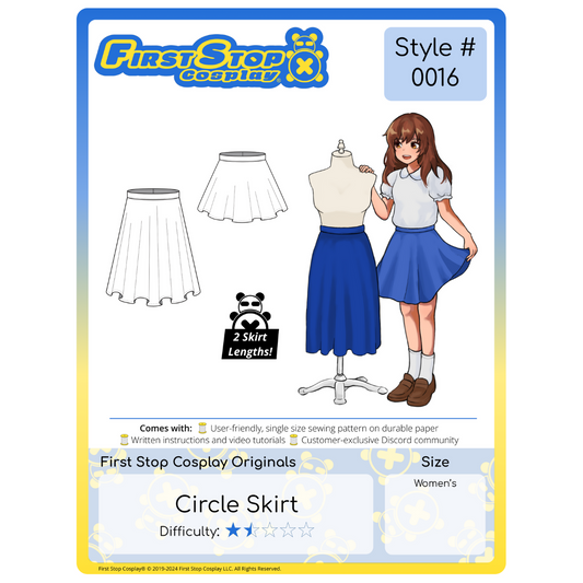 FSCO Circle Skirt Sewing Pattern