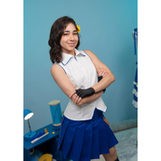FSCO® DIGITAL Customizable Zip-Up Sleeveless Collared Shirt Sewing Pattern