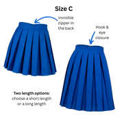 FSCO® DIGITAL Dual-Length Box Pleated Skirt Sewing Pattern