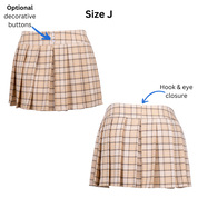 FSCO® DIGITAL Pleated Mini Skirt Sewing Pattern