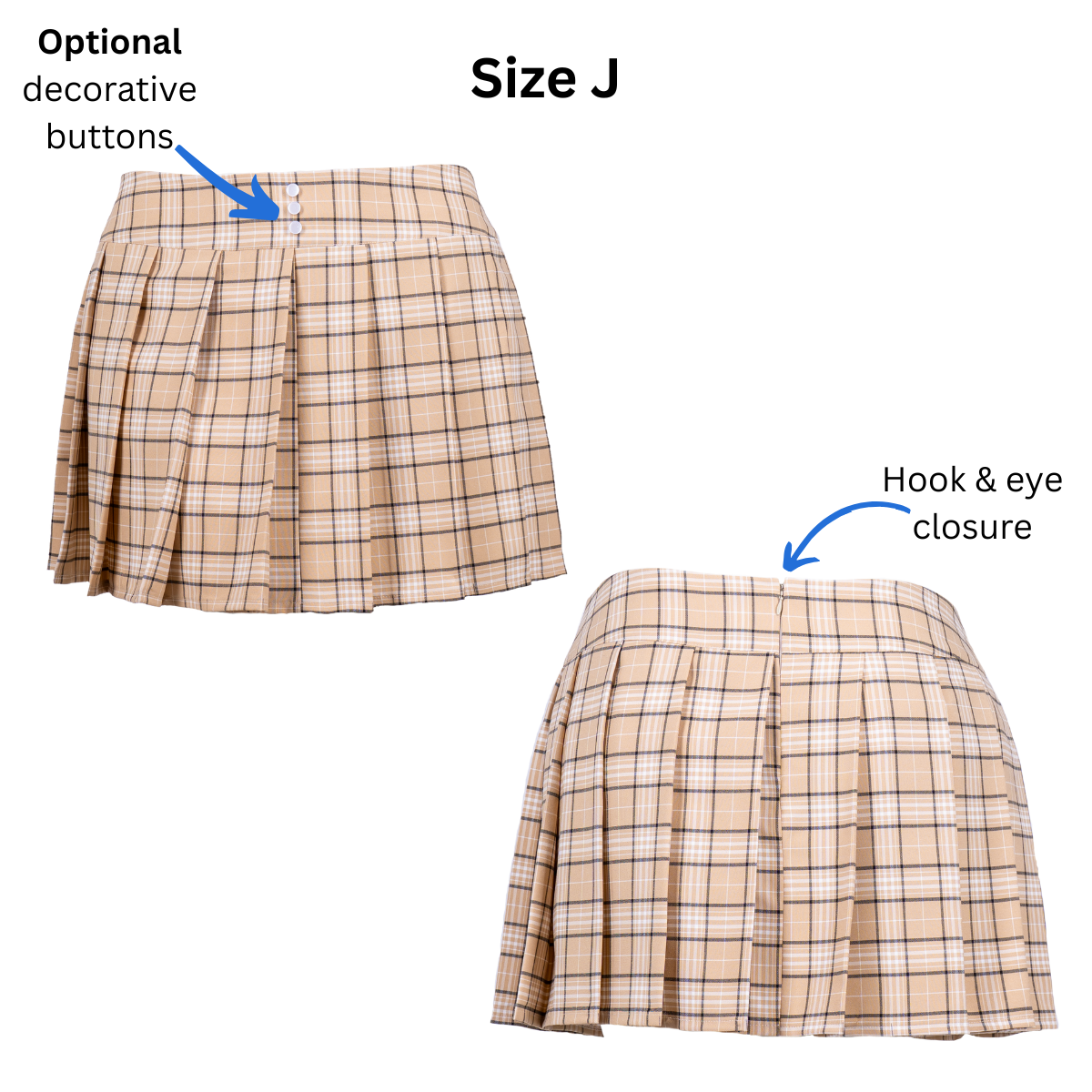 FSCO® DIGITAL Pleated Mini Skirt Sewing Pattern