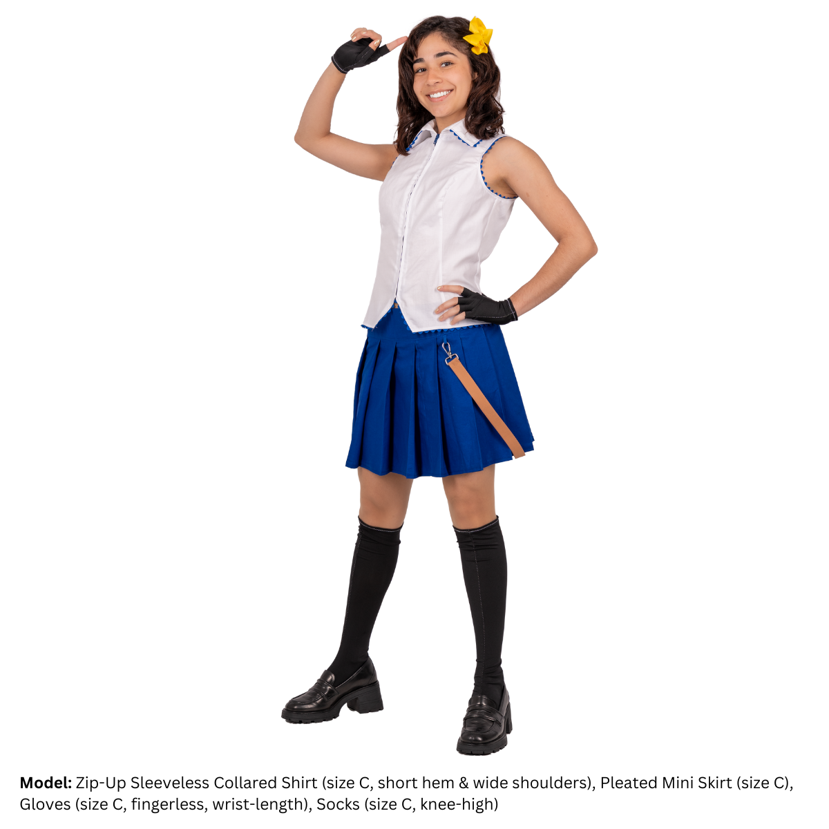 FSCO® DIGITAL Pleated Mini Skirt Sewing Pattern