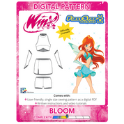 Winx Club DIGITAL Bloom Sewing Pattern