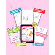 Winx Club DIGITAL Stella Sewing Pattern