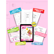 Winx Club DIGITAL Flora Sewing Pattern