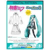 Hatsune Miku DIGITAL Sewing Pattern