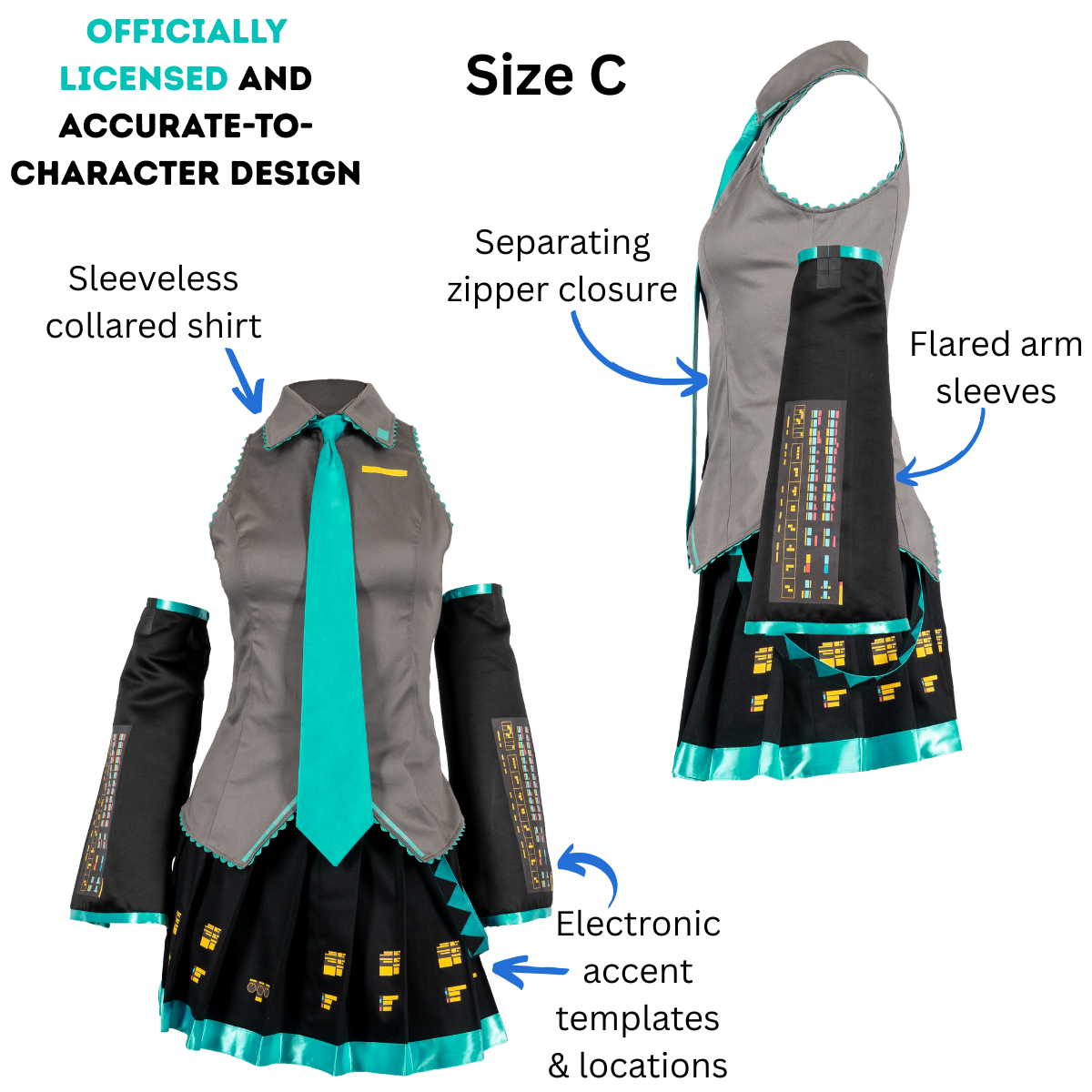 Hatsune Miku DIGITAL Sewing Pattern
