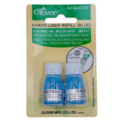 Image of the blue Chaco Liner Refill inside of its packaging. One package contains two bottles of refill chalk powder.