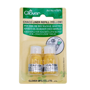 Image of the yellow Chaco Liner Refill inside of its packaging. One package contains two bottles of refill chalk powder.
